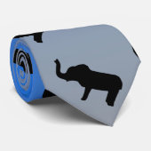 Elefanten Krawatte (Gerollt)