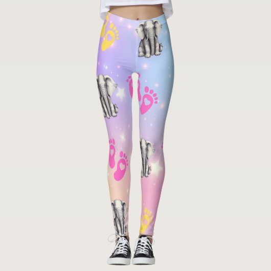 Elefanten Leggings (Vorderseite)