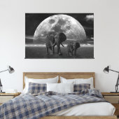 Elefanten Leinwanddruck (Insitu (Schlafzimmer))