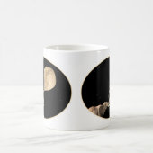 Elefanten machen Vollmond Kaffeetasse (Mittel)