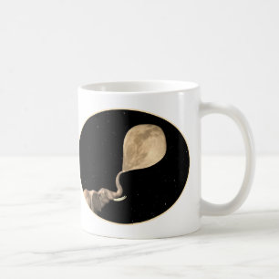 Elefanten machen Vollmond Kaffeetasse