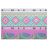 Elefanten mit Azteken-Muster Stoff (Fat Quarter (45,7 x 55,9 cm))