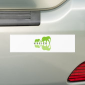 Elefanten mit Reflektion Autoaufkleber (Auf Auto)