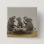 Elefanten mit Tee-Party Button (Vorderseite)