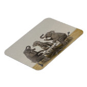 Elefanten mit Tee-Party Magnet (Linke Seite)