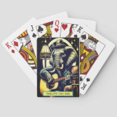 Elefanten Mondlicht-Serenade Monogram Go Fish Game Spielkarten (Rückseite)