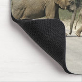 Elefanten Mousepad (Ecke)