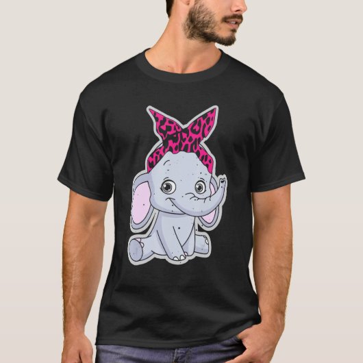 Elefanten Niedlich T-Shirt (Vorderseite)
