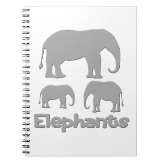 Elefanten Notizblock