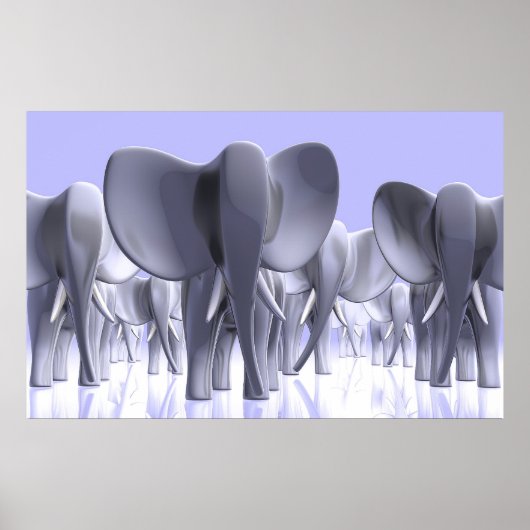 Elefanten! Poster (Vorne)