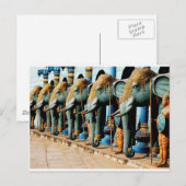 Elefanten Postkarte (Vorne/Hinten)