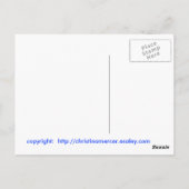 Elefanten Postkarte (Rückseite)