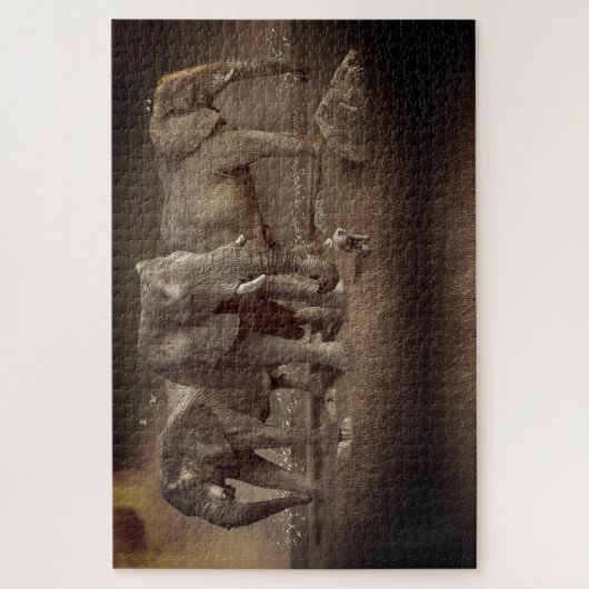 Elefanten Puzzle (Vertikal)