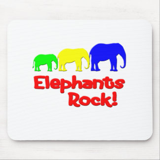 Elefanten Rock! Mousepad