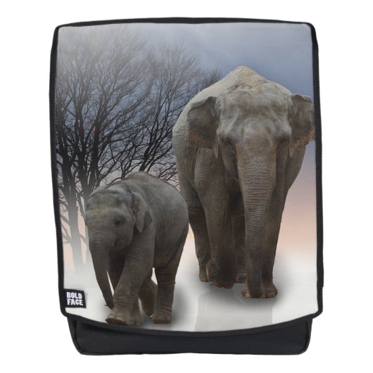 Elefanten Rucksack (Vorderseite)