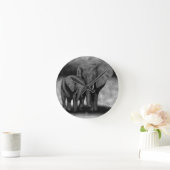 Elefanten Runde Wanduhr (Zuhause)