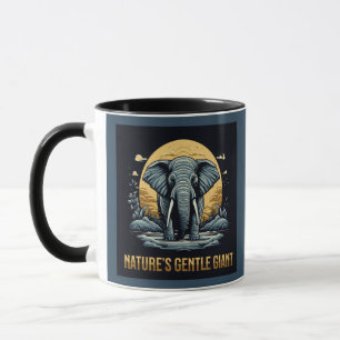 Elefanten Sanfter Riese der Natur Tasse