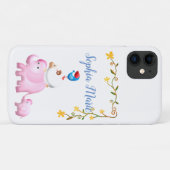 Elefanten, Schaf- und Vogeltierturm Case-Mate iPhone Hülle (Rückseite (Horizontal))