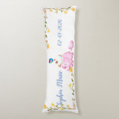 Elefanten, Schaf- und Vogeltierturm Seitenschläferkissen (Vorderseite Vertikal)