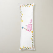 Elefanten, Schaf- und Vogeltierturm Seitenschläferkissen (Rückseite (Vertikal))