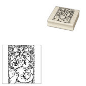 ELEFANTEN SEHEN KEINE EVIL-RUBBER-BRIEFMARKE GUMMISTEMPEL (Stempel)