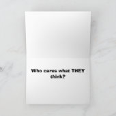 Elefanten Siegel in Harmonie Karte (Innenseite)