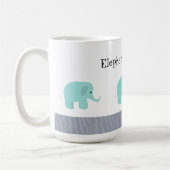 Elefanten sind Cool Kaffeetasse (Links)