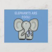 Elefanten sind Coole Hemden und Geschenke Postkarte (Vorderseite)