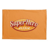 🦸 ♀️ Elefanten Superhelden Individuelle Name Kissenbezug (Rückseite)