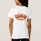 🦸 ♀️ Elefanten Superhelden Individuelle Name T-Shirt (Rückseite)