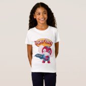 🦸 ♀️ Elefanten Superhelden Individuelle Name T-Shirt (Vorne ganz)
