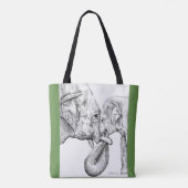 Elefanten Tasche (Rückseite)