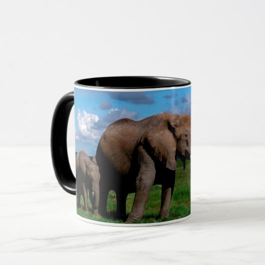 Elefanten Tasse (Vorderseite Links)