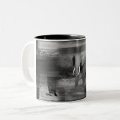 Elefanten-Tasse Zweifarbige Tasse (Vorderseite Links)