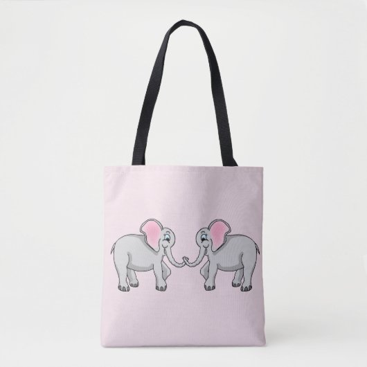 Elefanten Tote Bag Tasche (Vorderseite)