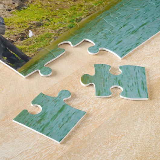 Elefanten Uganda. Puzzle (Seite)