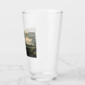 Elefanten und ein Panther in der indischen Wüste Glas (Links)