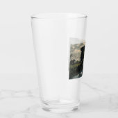 Elefanten und ein Panther in der indischen Wüste Glas (Rechts)