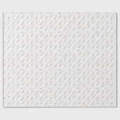 Elefanten und Flamingos Wrapping Paper Geschenkpapier (Flach)