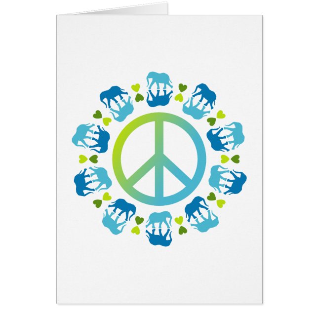 Elefanten und Frieden (Vorne)