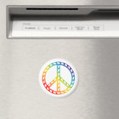Elefanten und Friedenssymbol Magnet (In Situ (Geschirrspüler))
