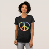 Elefanten und Friedenssymbol T-Shirt (Vorne ganz)