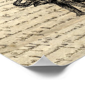 Elefanten- und Herzballons Poster (Ecke)