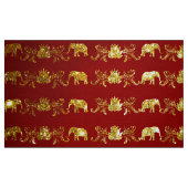 Elefanten und Lotus-Gewebe Stoff (Fat Quarter (45,7 x 55,9 cm))