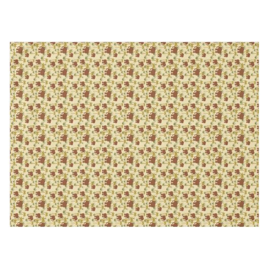 Elefanten und Palmen in der Tarnung Tischdecke (Vorderseite (Horizontal))