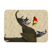 Elefanten und Pinguine Magnet (Horizontal)
