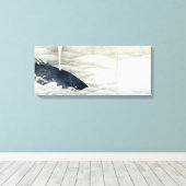 Elefanten und Whale Screens von Ito Jakuchu Leinwanddruck (Insitu (Holzboden))