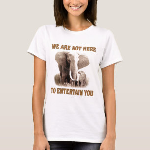Elefanten verdienen Respekt T-Shirt