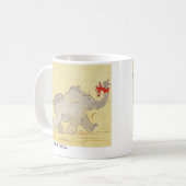 Elefanten vergessen nie kaffeetasse (Vorderseite Links)