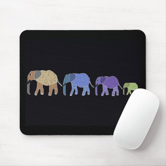 Elefanten vergessen nie mousepad (Mit Mouse)